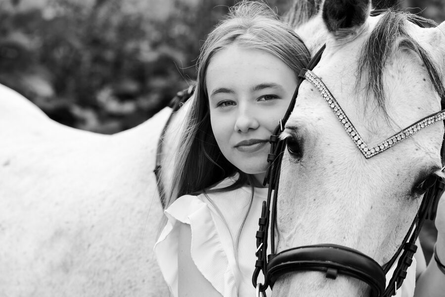 Séance photo équestre – Cavalier et cheval