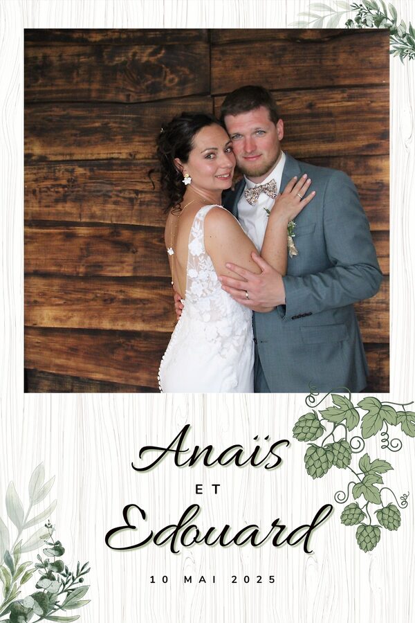 Exemple personnalisation photo booth