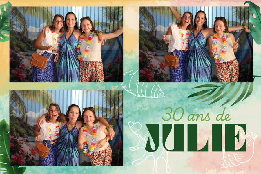 Exemple personnalisation photo booth