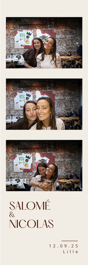 Exemple personnalisation photo booth